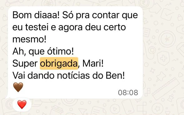 Depoimento de cliente